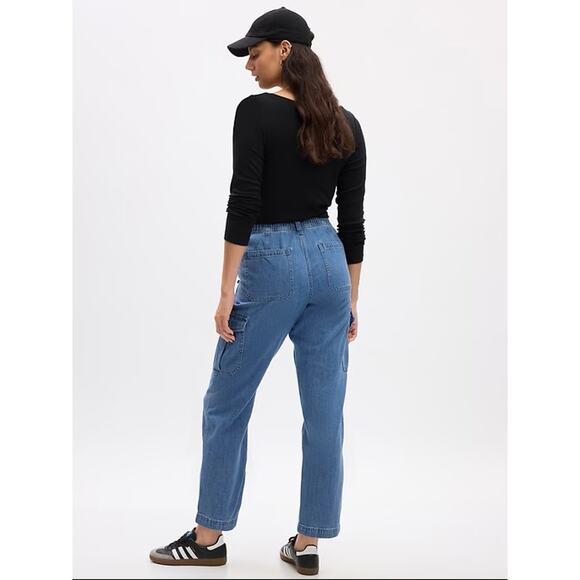 Gap Denim Easy Cargo Joggers - Picture 8 of 14